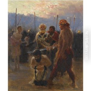 St. Nicholas Of Myra (study) by Repin Iliya