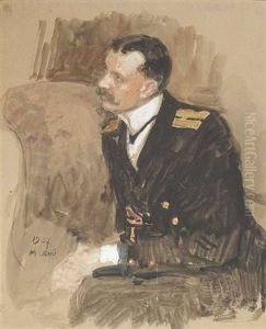 Bildnis Eines Hohen Militars by Repin Iliya