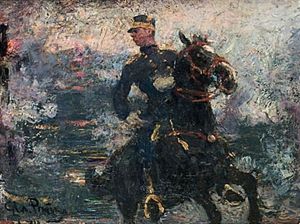 Ryttare Till Hast by Repin Iliya