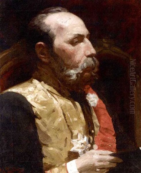 Portrait Of Fedor Gustavovich Terner (study For Formal Session Of The State Council In Honour Of Its Centenary On May 7, 1901) - view 1