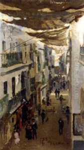 A Street In Seville by Repin Iliya