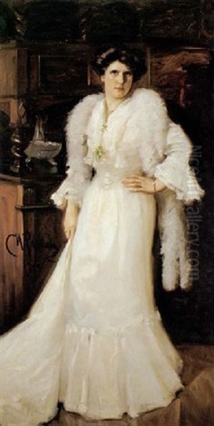 Ganzfiguriges Damenportrait (frau Jakovelva?) - view 1