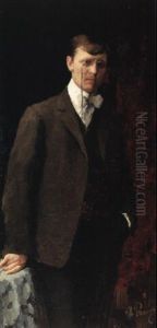 Portrait Of A Man, Possibly Ivan Georgievich Drozdov by Repin Iliya