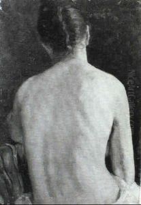 Study Of A Female Nude by Repin Iliya