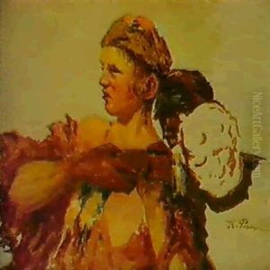 Studie Till Pramdragarna by Repin Iliya