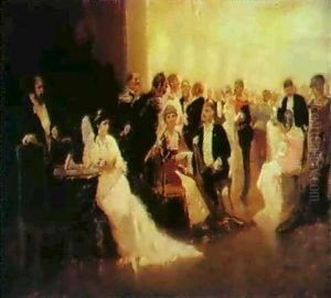 Ballroom Scene by Repin Iliya