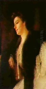 Portrait Of A Lady by Repin Iliya
