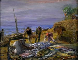 Fishermen by Yuri Il'ich Repin