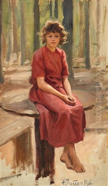 Girl In A Red Dress - view 1
