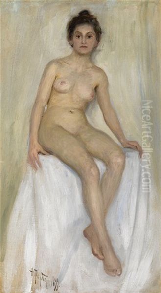 Seated Nude - view 1