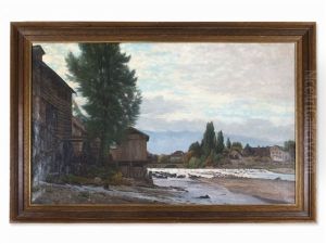 Bridge With Mill Wheel