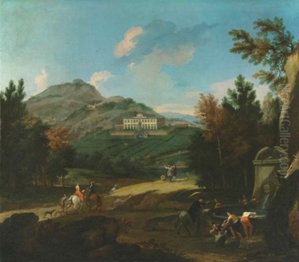 Villa Del Barone At Montemurlo, Prato, With Travellers - view 1