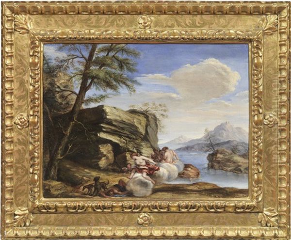 Paesaggio Arcadico Con Figure - view 1