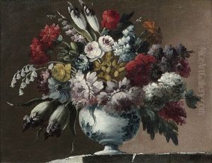 Scenes De Bataille (4 Works) by Pandolfo Reschi