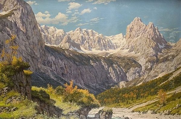 Hollental Mit Zugspitze - view 1