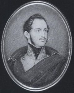 Maximilian Ii, King Of Bavaria, Wearing Red Uniform And Black Cape With Green Collar Maximilian Ii, King Of Bavaria, Wearing Red Uniform And Black Cape With Green Collar