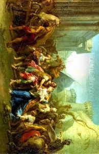 Hector Taking Leave Of Andromache by Jean Restout the Younger