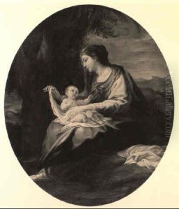 The Madonna And Child by Jean Restout the Younger