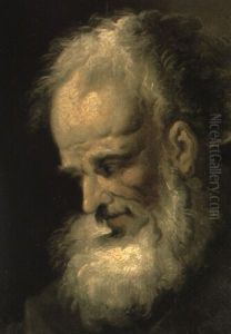 A Bearded Man, Head And Shoulders