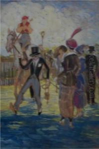 Gran Premio A San Siro by Aroldo Bonzagni