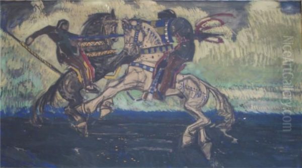 Cavalieri In Combattimento - view 1