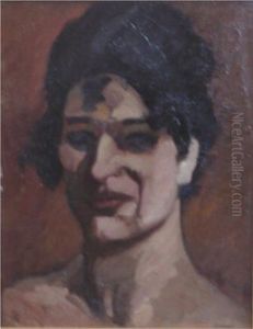 Testa Di Donna by Aroldo Bonzagni