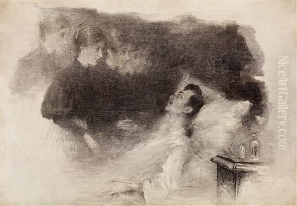 Illustration Of Kiss Jozsef's Poem: Tale About The Sewing Machine - view 1
