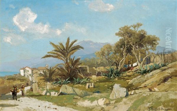 An Der Riviera Bei Bordighera - view 1