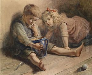 Kinder Und Ein Honigtopf by Heinrich Rettig