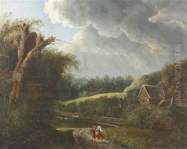 Aufziehendes Sommergewitter - view 1