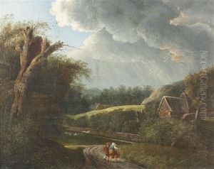 Aufziehendes Sommergewitter by August Carl Heinrich Retzsch