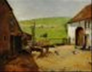 Im Hofe Einer Bauernkate by Fritz Reuter