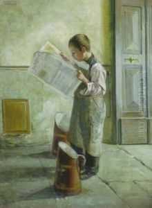 Wassertragender Lehrling by Willibald Alfred Reuter