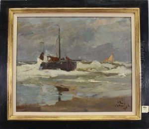 Coastal Painting by Henry Reuterdahl