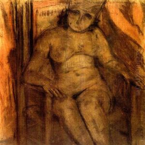 Mujer Sentada (la Maja) by Armando Reveron