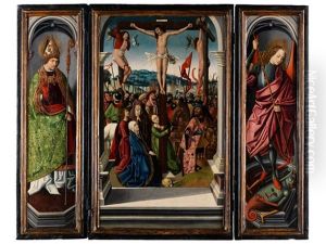 Museales Triptychon by Juan (Reixach) Rexach