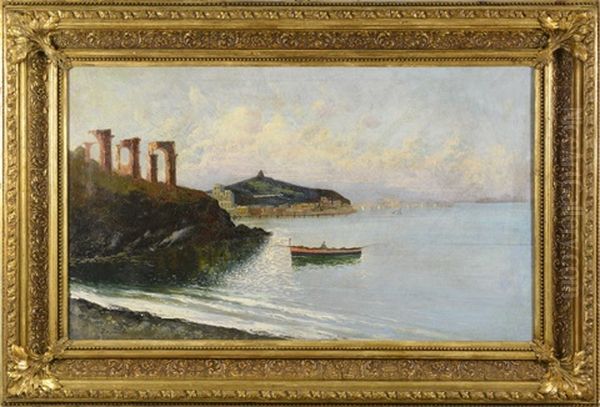 Coastal Landscape With A Boat A Ruins - view 1