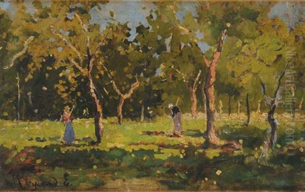 Contadini Tra Gli Alberi - view 1