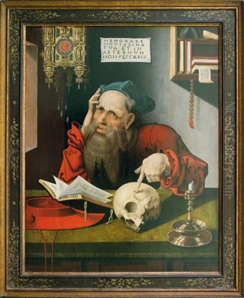 Saint Jerome Dans Son Cabinet De Travail - view 1