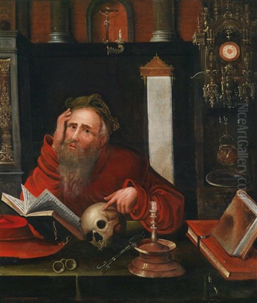 Hieronymus In Seinem Studio - view 1