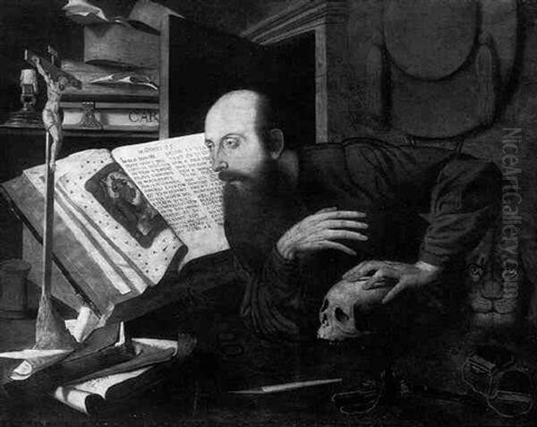 St. Jerome In His Study - view 1