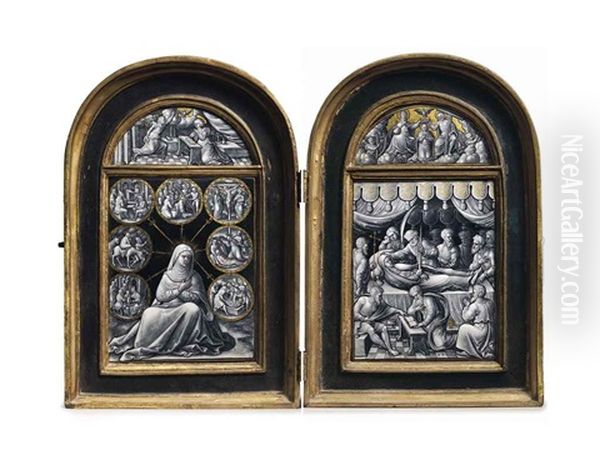 The Seven Sorrows Of The Virgin And The Death Of The Virgin (pair) - view 1