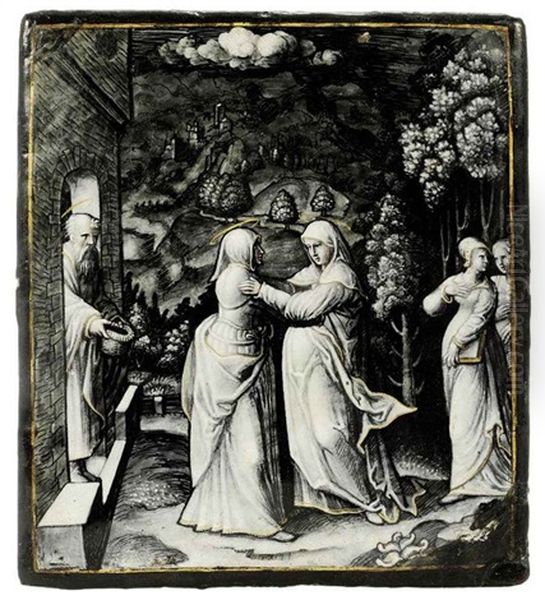 The Visitation Plaque - view 1