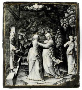 The Visitation Plaque by Pierre Reymond