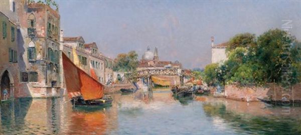 A Venetian Canal - view 1