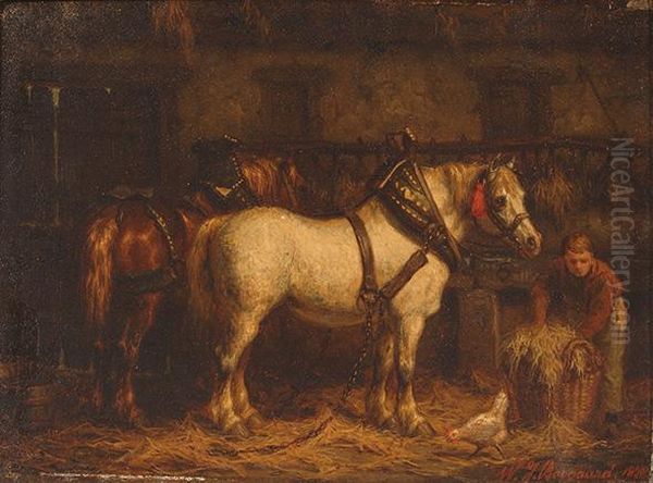 Interior Of A Barn - view 1