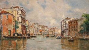Grand Canal, Venice by Antonio Maria de Reyna Manescau