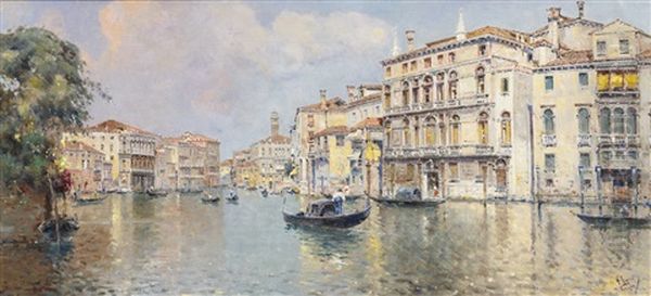 The Grand Canal In Front Of The Palazzo Balbi - view 1