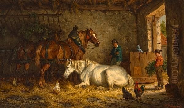 The Interior Of A Stable - view 1