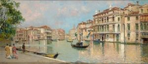 Canal De Venecia by Antonio Maria de Reyna Manescau